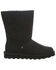 Image #2 - Bearpaw Women's Elle Short Vegan Casual Boots - Round Toe, Black, hi-res