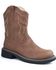 Image #1 - Roper Women's Chunk Riderlite Western Boots - Round Toe, Brown, hi-res