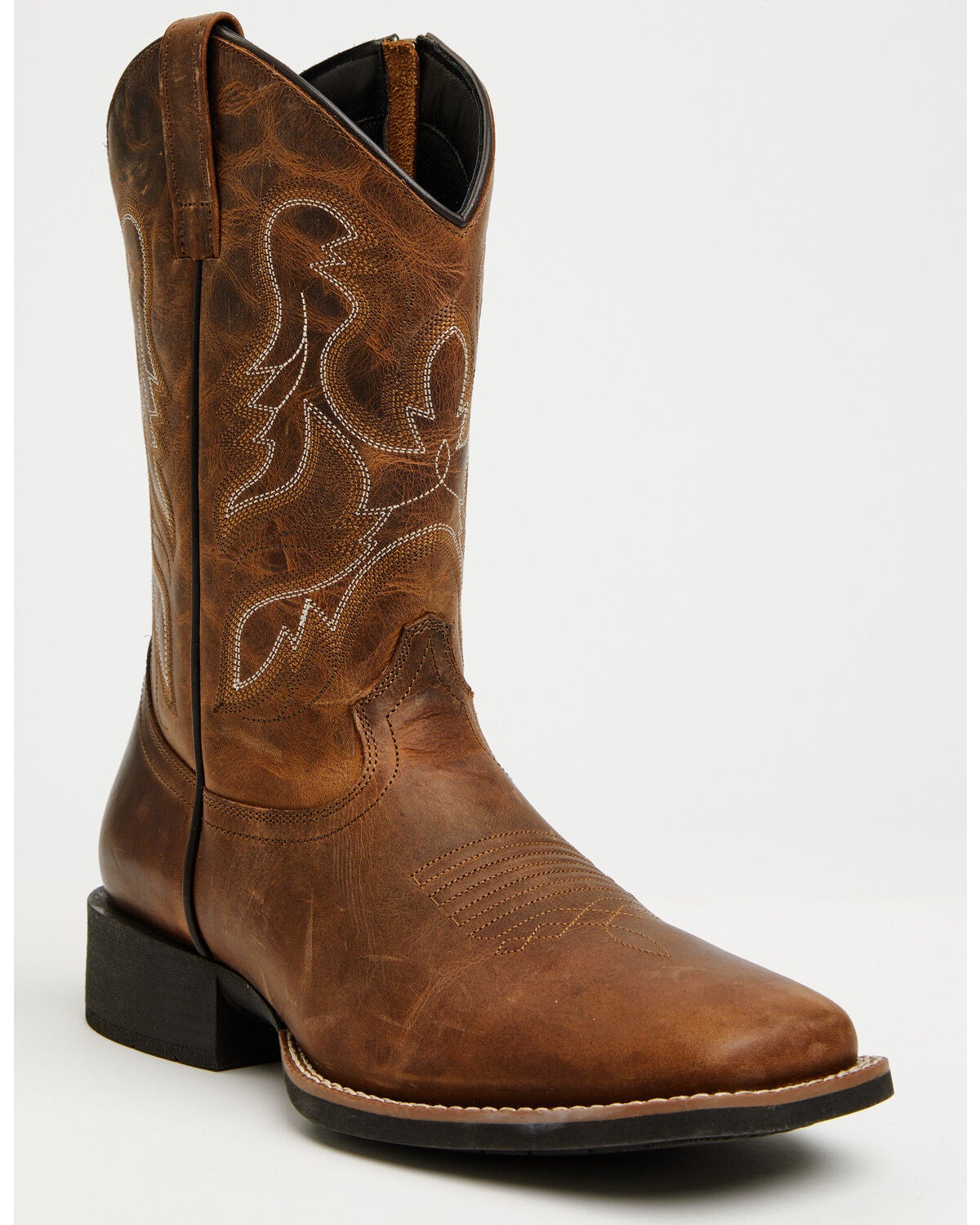 Cody James Men's Ace Zip Performance Western Boots - Broad Square Toe, Tan, hi-res