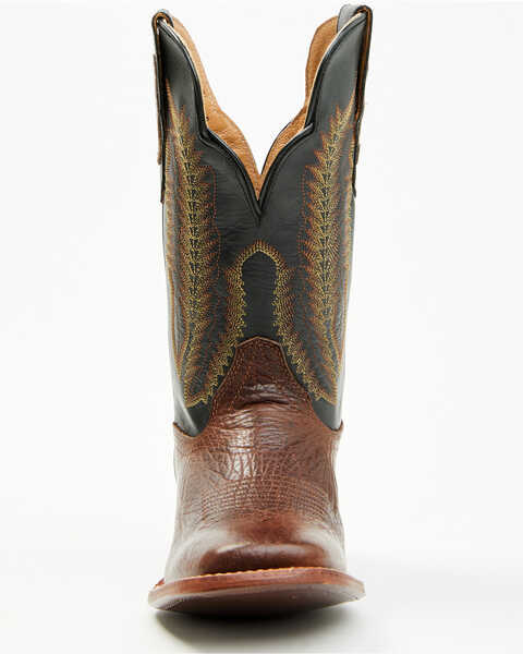 Image #4 - Cody James Men's Buck Western Boots - Broad Square Toe, Black/brown, hi-res