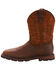 Image #2 - Ariat Men's Groundbreaker H20 Western Boots - Steel Toe , Dark Brown, hi-res