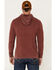 Image #4 - Flag & Anthem Men's Badlands USA Fleece Hooded Sweatshirt, Maroon, hi-res