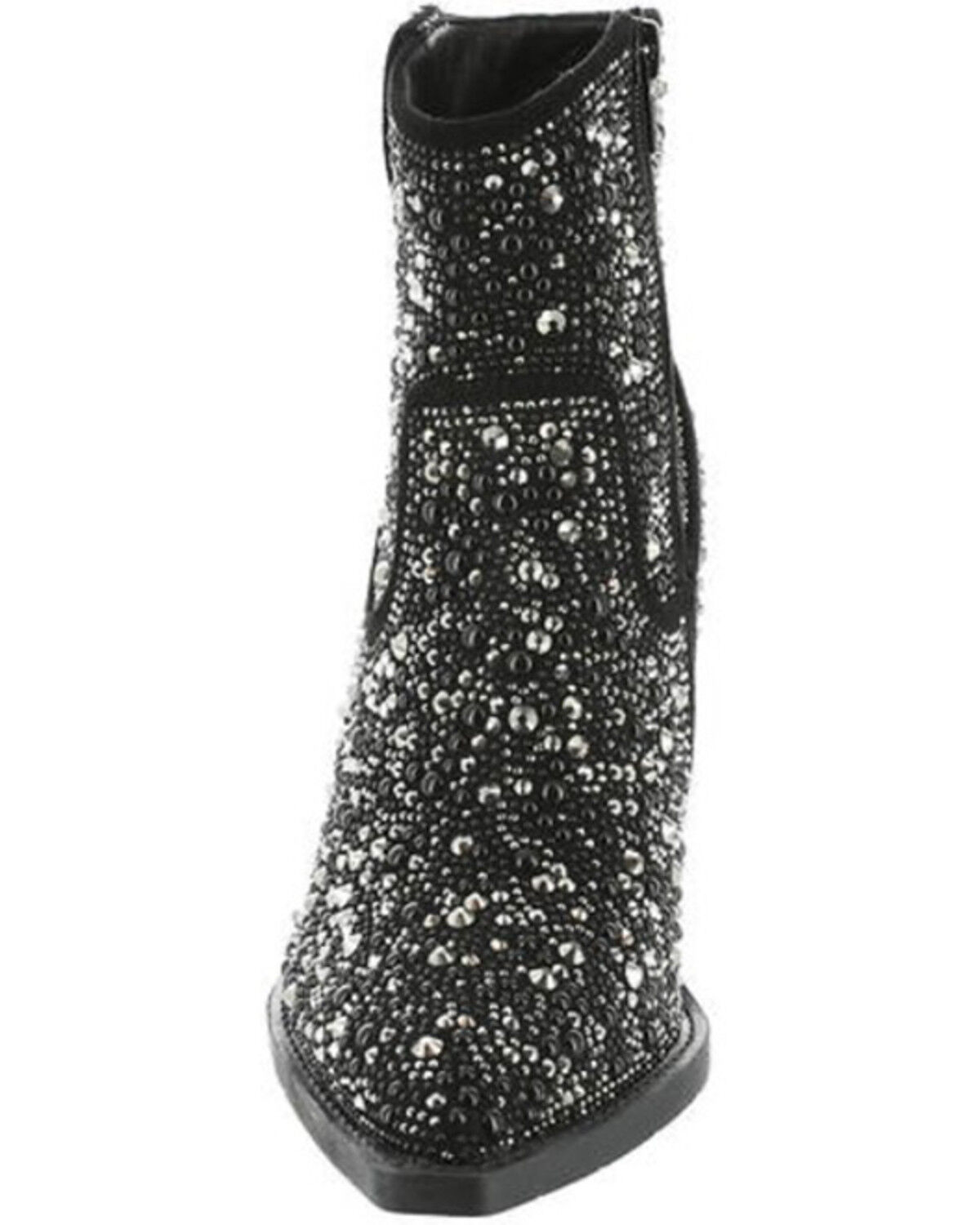 Image #3 - Very G Women's Katy Pearl Booties - Snip Toe, Black, hi-res