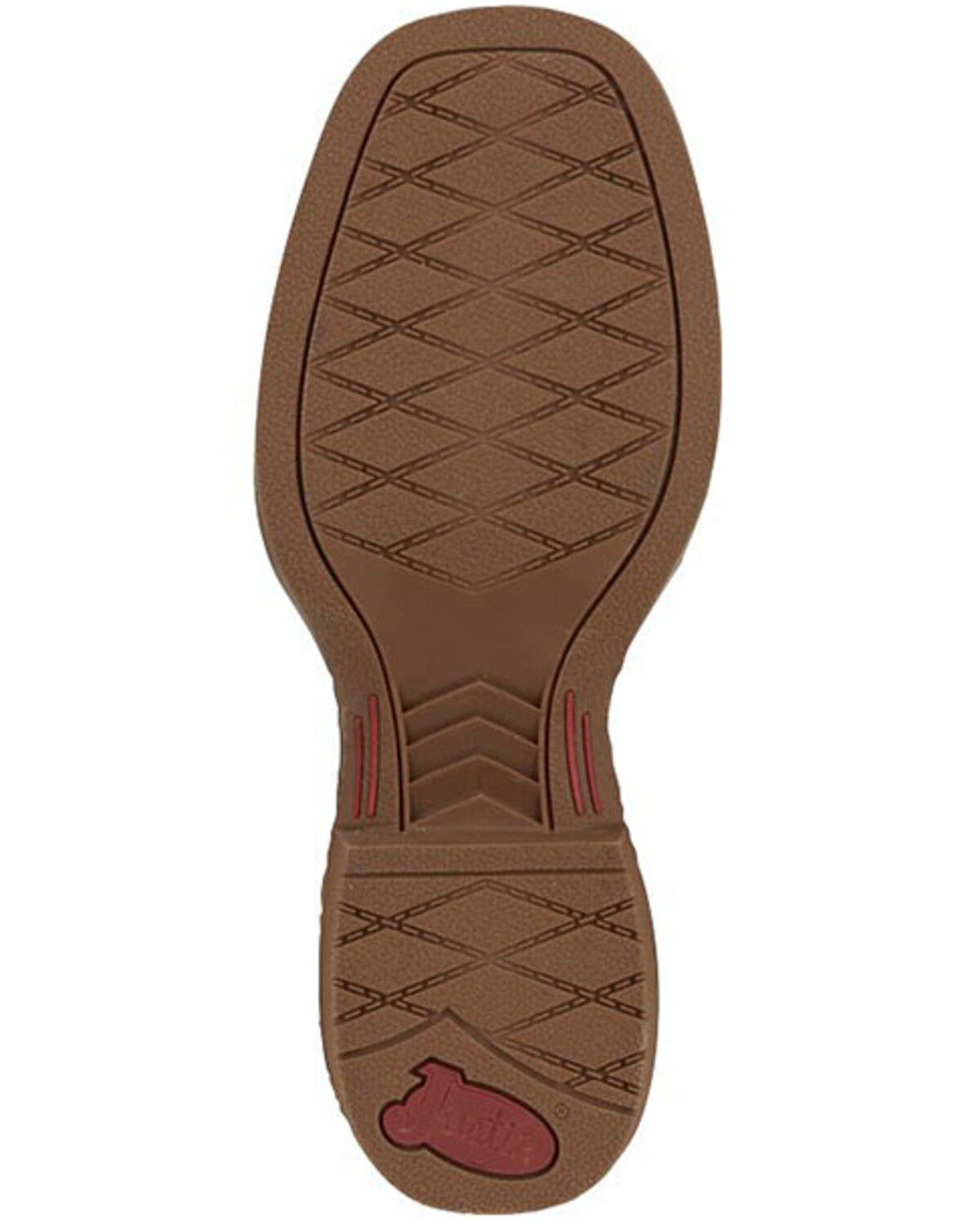 Image #7 - Justin Boys' Canter Western Boots - Broad Square Toe, Brown, hi-res