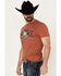 Image #2 - Rock & Roll Denim Men's Southwestern Horse Short Sleeve Graphic T-Shirt, , hi-res