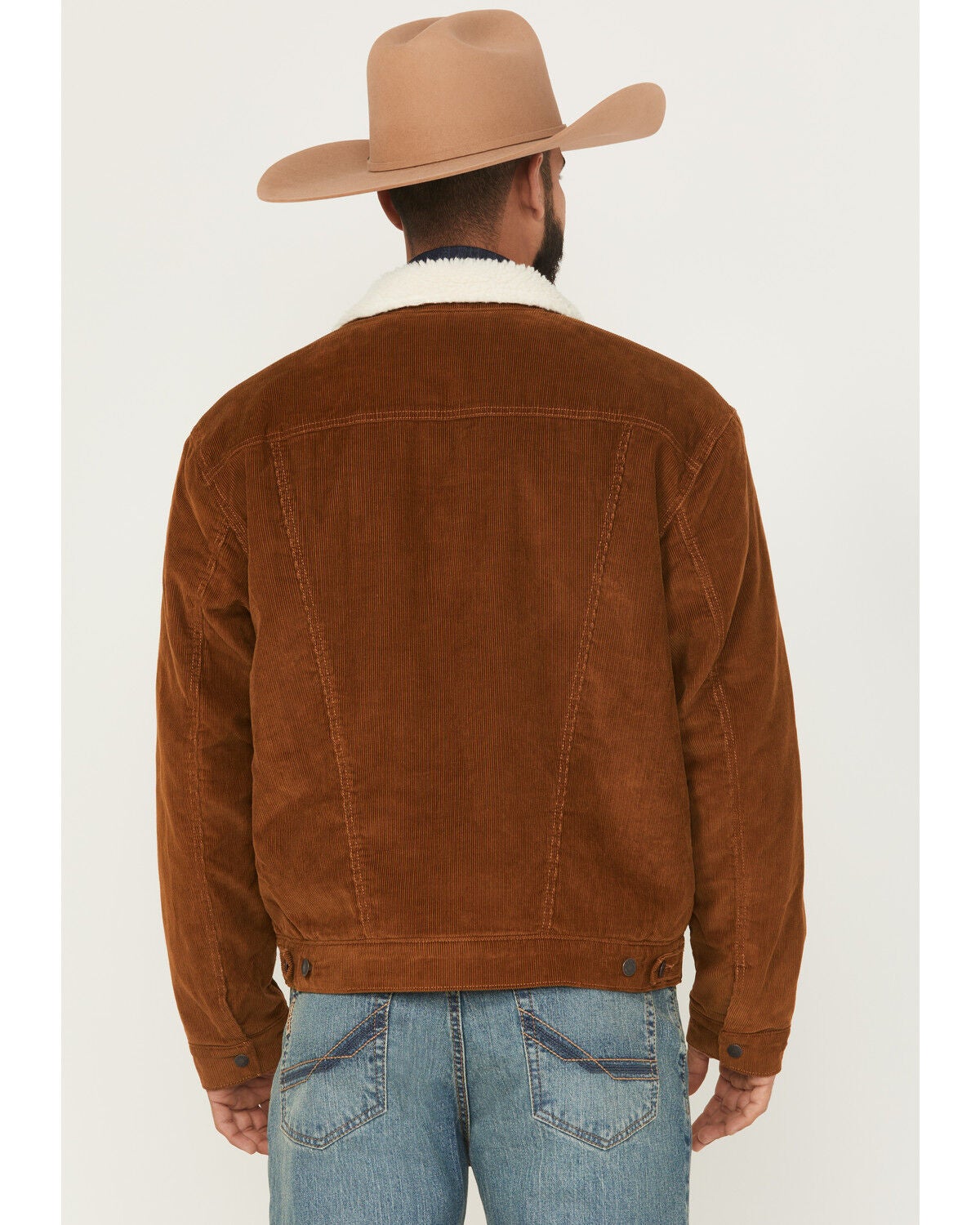 Wrangler Men's Corduroy Sherpa Lined Trucker Jacket Sheplers