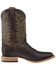 Image #1 - Tony Lama Men's Alfredo Bison Western Boots - Broad Square Toe, Brown, hi-res