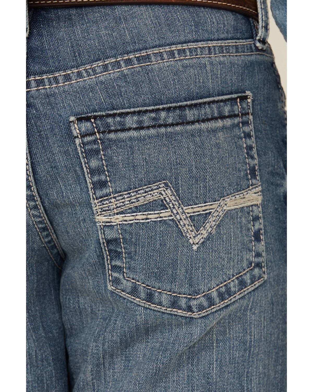 Image #4 - Cody James Boys' Newman Medium Wash Relaxed Bootcut Comfort Stretch Denim Jeans, Medium Wash, hi-res