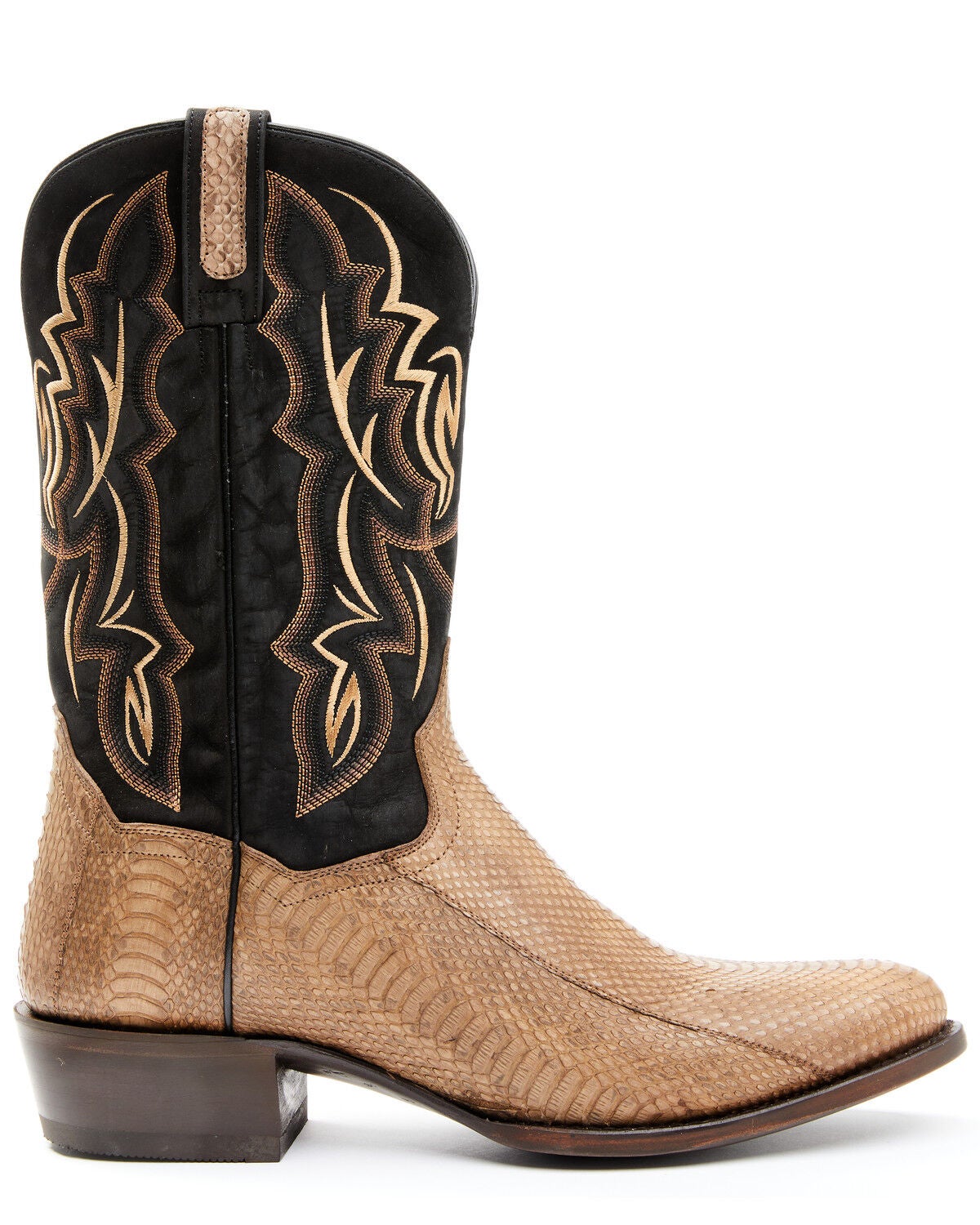 Image #2 - Dan Post Men's Exotic Snake Skin Western Boots - Round Toe, , hi-res