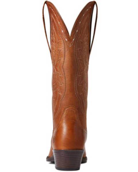Image #3 - Ariat Women's Treasured Heritage X Elastic Calf Western Boot - Snip Toe , Brown, hi-res