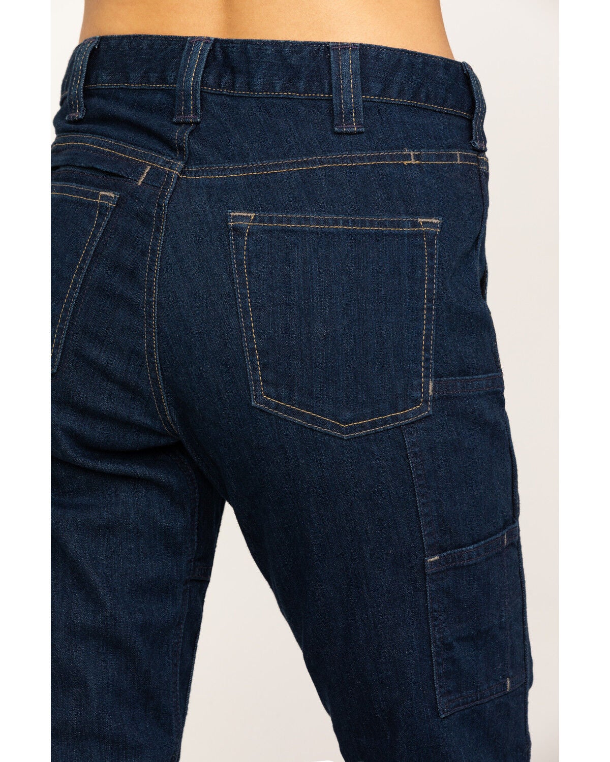 indigo straight jeans