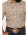 Image #3 - Gibson Trading Co Men's Throwback Energy Paisley Print Short Sleeve Snap Western Shirt, Cream, hi-res