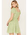 Image #4 - Sadie & Sage Women's California Girl Mini Dress, Sage, hi-res