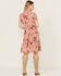 Image #4 - Wild Moss Women's Lace Trim Dress, Pink, hi-res