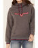 Kimes Ranch Women's Two-Scoops Logo Hoodie Sweatshirt, Charcoal, hi-res