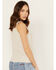 Image #4 - Panhandle Women's Rib Knit Graphic Sleeveless Tank, Cream, hi-res