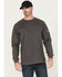Image #2 - Ariat Men's FR Air Lineman Long Sleeve Pocket T-Shirt, Charcoal, hi-res