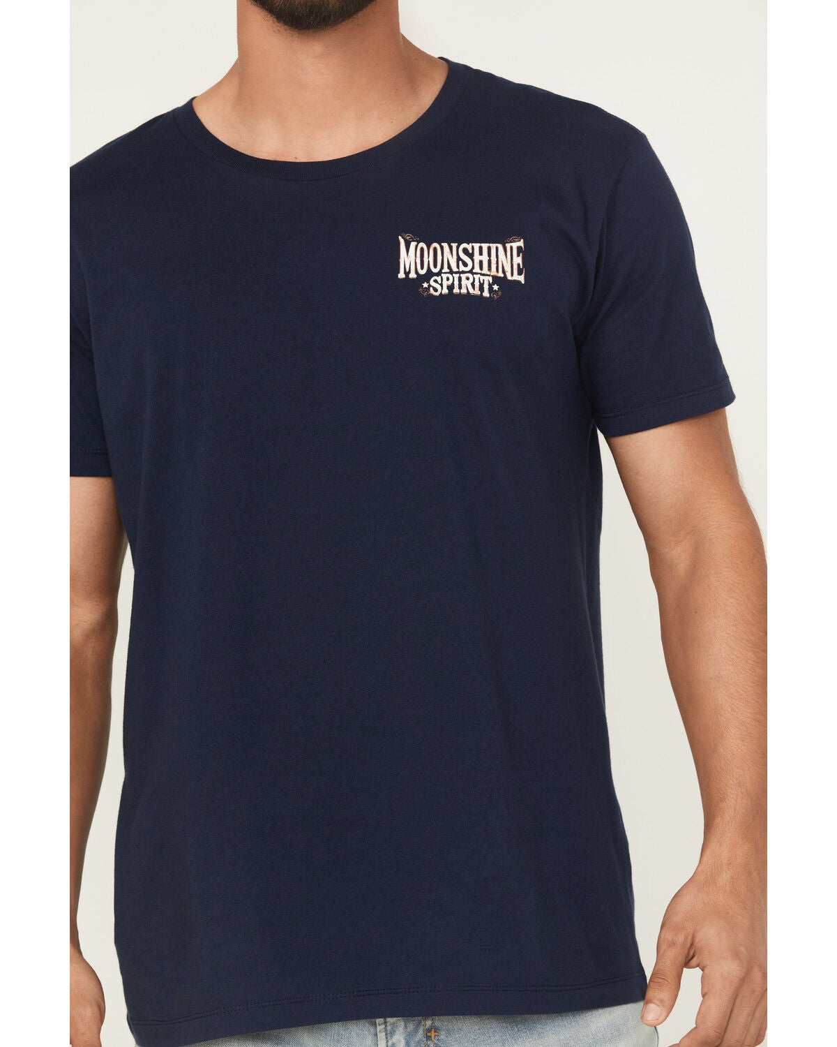 Image #4 - Moonshine Spirit&reg; Men's Moonlit Short Sleeve Graphic T-Shirt, Navy, hi-res