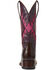 Ariat Women's Chocolate Chip & Wine Not Sienna VentTek 360 Full-Grain Western Boot - Wide Square Toe , Brown, hi-res