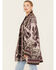 Image #2 - Room 34 Women's Floral Print Jacquard Cardigan, Pink, hi-res