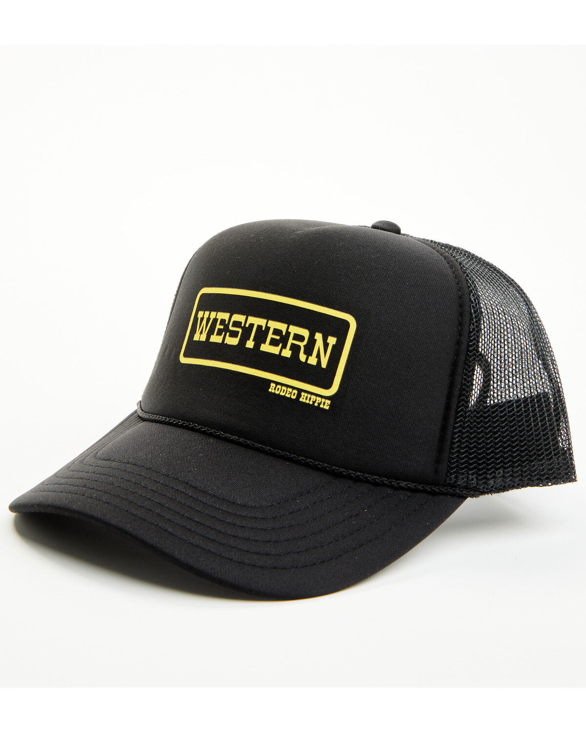 Image #1 - Rodeo Hippie Women's Western Ball Cap, Black, hi-res