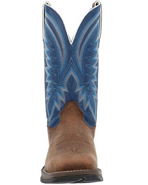 Image #4 - Durango Men's Rebel Performance Western Boots - Square Toe , Blue, hi-res