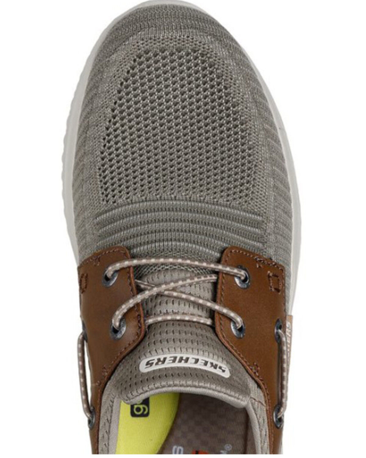 Image #4 - Skechers Men's Roth Slip-Ins Casual Shoes - Moc Toe, Brown, hi-res