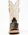 Image #4 - Tanner Mark Men's Exotic Caiman Belly Western Boots - Broad Square Toe, Brown, hi-res