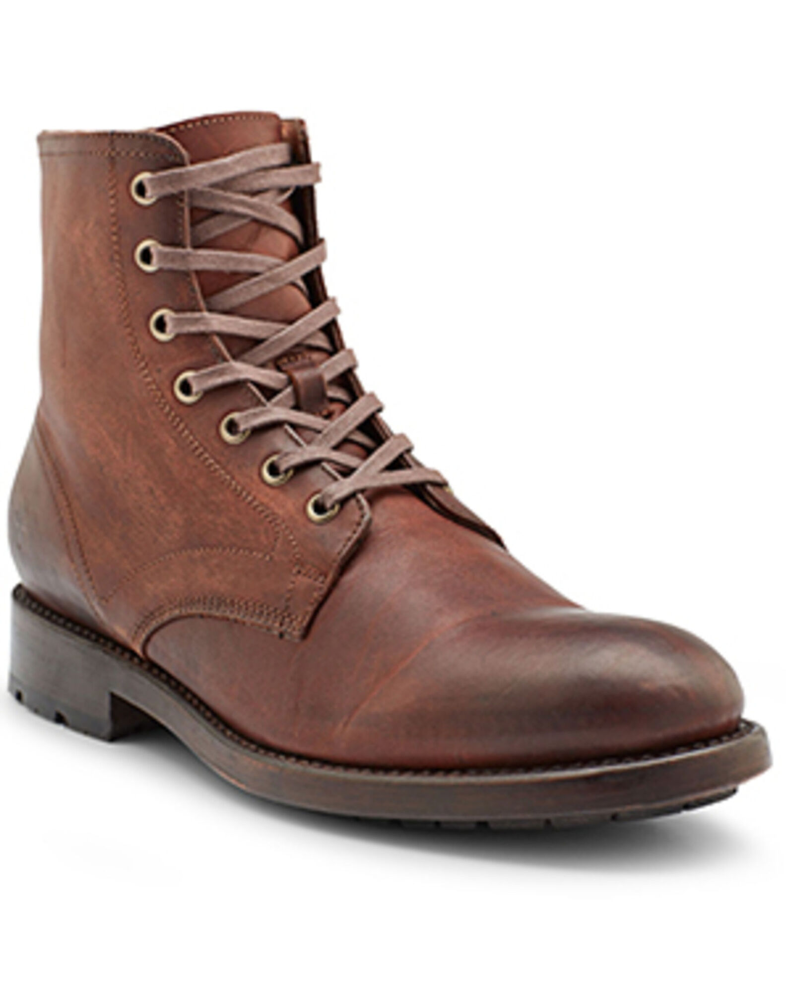 Frye bowery lace cheap up cognac
