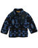 Image #1 - Wrangler Infant Boys' Southwestern Print Sherpa Zip Jacket, Blue, hi-res