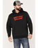 Image #1 - Levi's Men's Logo Hooded Sweatshirt, Black, hi-res