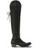 Image #2 - Lane Women's Lexington Over The Knee Suede Western Boots - Snip Toe, Black, hi-res