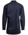 Image #2 - Lapco Men's FR Solid Navy Long Sleeve Button-Down Work Shirt - Big , Navy, hi-res