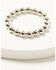 Image #4 - Shyanne Women's Cuff and Stretch Bead Statement Bracelet Set - 4 Piece, Turquoise, hi-res