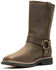 Image #4 - Harley Davidson Men's Altman Harness Waterproof Motorcycle Boots - Broad Square Toe, Brown, hi-res