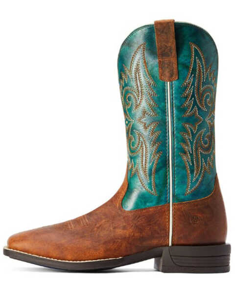 Image #2 - Ariat Men's Wild Thang Western Performance Boots - Broad Square Toe, Brown, hi-res