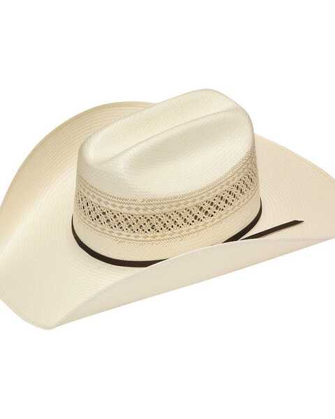 Image #1 - Twister Double S 10X Straw Cowboy Hat, Ivory, hi-res