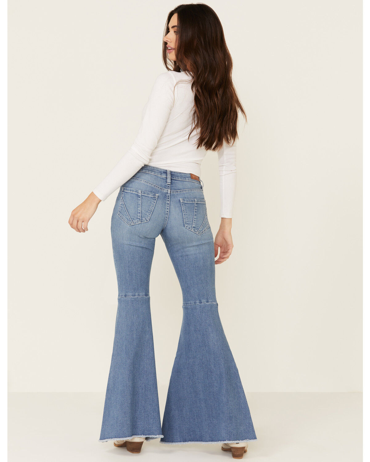 Womens super flare jeans clearance