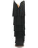 Image #4 - Dingo Women's Wild Child Suede Fringe Tall Western Boots - Snip Toe, Black, hi-res