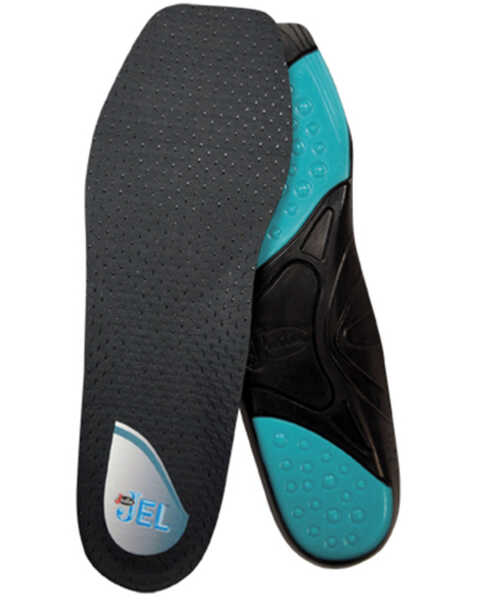 Image #1 - Justin Jel Insole - Square Toe, Charcoal, hi-res