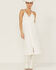 Image #1 - Wishlist Women's Side Tie Double Strap Midi Dress, Ivory, hi-res