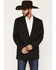 Image #1 - Scully Black Floral Embroidered Western Jacket, Black, hi-res