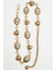 Image #1 - Shyanne Girls' Sunburst Heart Concho Chain Belt, Gold, hi-res