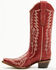 Image #3 - Circle G Women's Studded Western Boots - Snip Toe , Red, hi-res
