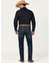 Image #3 - DEVIL-DOG Dungarees Men's Burke Vintage Medium Wash Athletic Fit Performance Stretch Denim Jeans, Medium Wash, hi-res