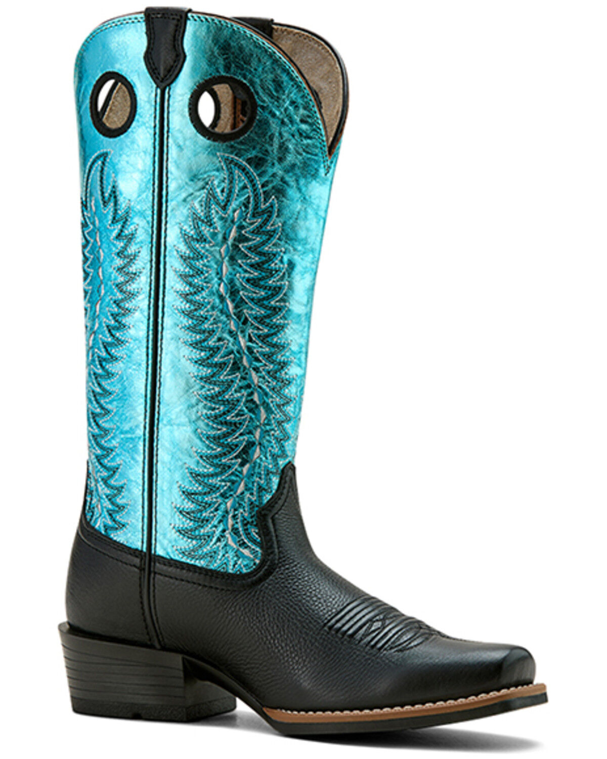 Image #1 - Ariat Women's Junction Performance Western Boots - Square Toe, Black, hi-res
