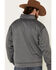 Image #5 - Cowboy Hardware Men's Gray Microfleece Zip-Up Jacket , Grey, hi-res