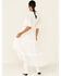 Image #4 - Flying Tomato Women's White Ruffle Tiered Maxi Dress, , hi-res
