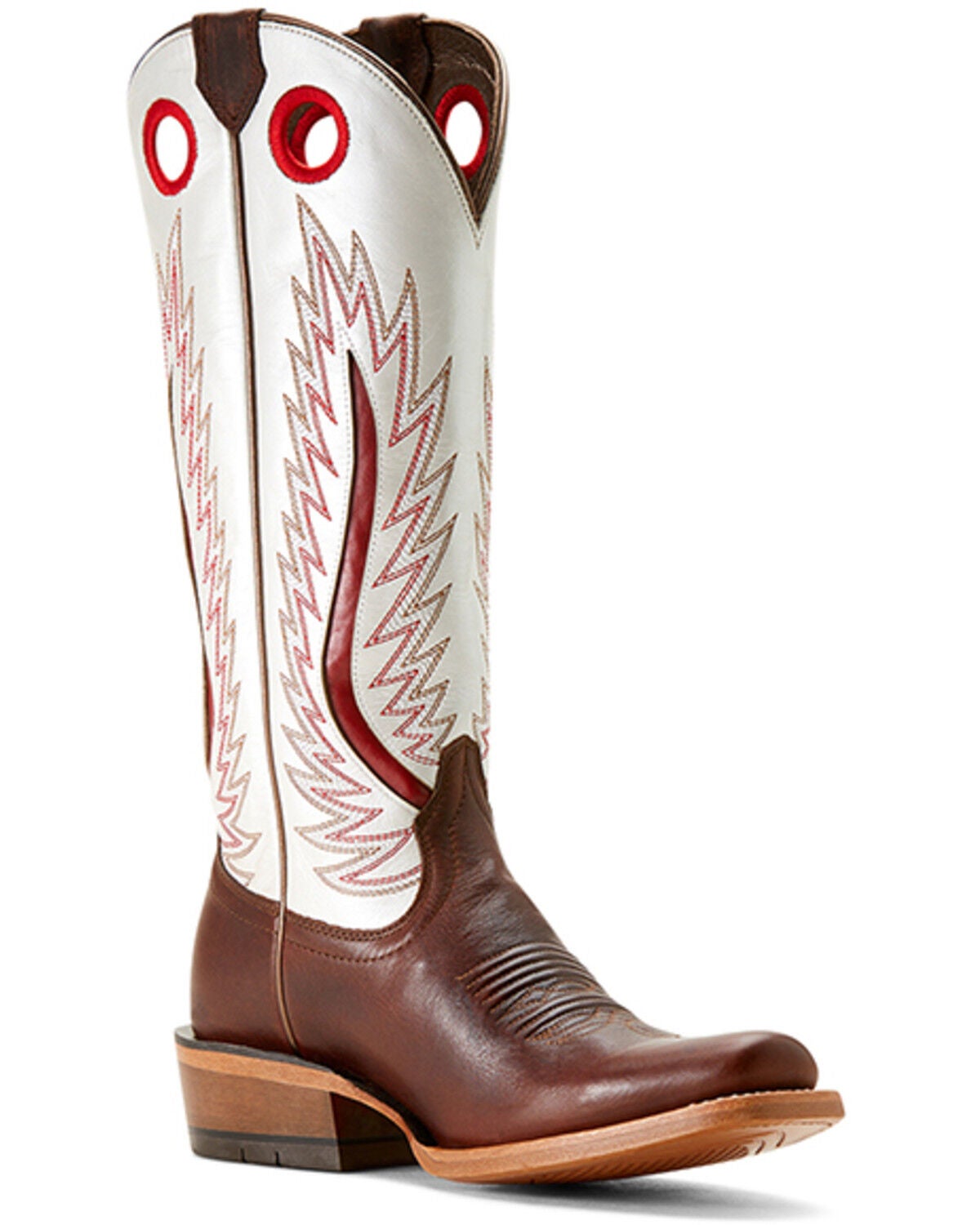 Ariat Women's Futurity Fort Worth Western Boots - Square Toe, Brown, hi-res
