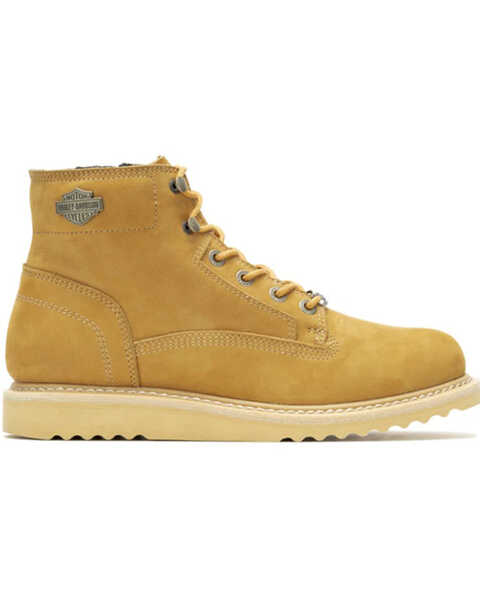 Image #1 - Harley Davidson Men's Beaton Lace-Up Casual Boots - Round Toe , Wheat, hi-res
